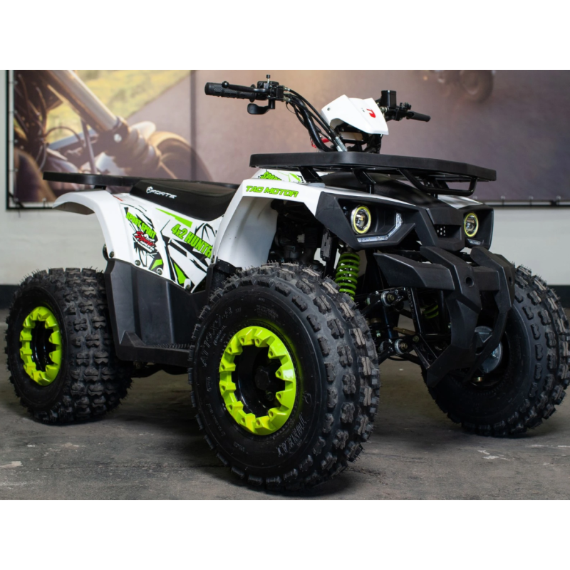 Квадроцикл Forte Hunter 125 з червоними вставками