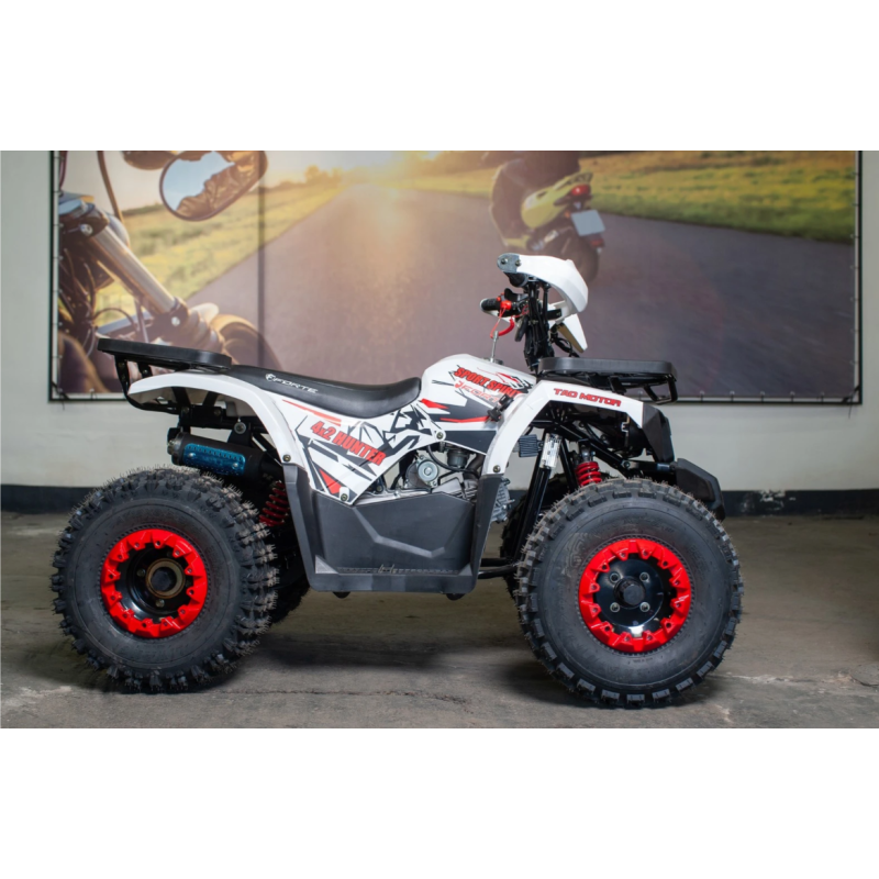 Квадроцикл Forte Hunter 125 з червоними вставками