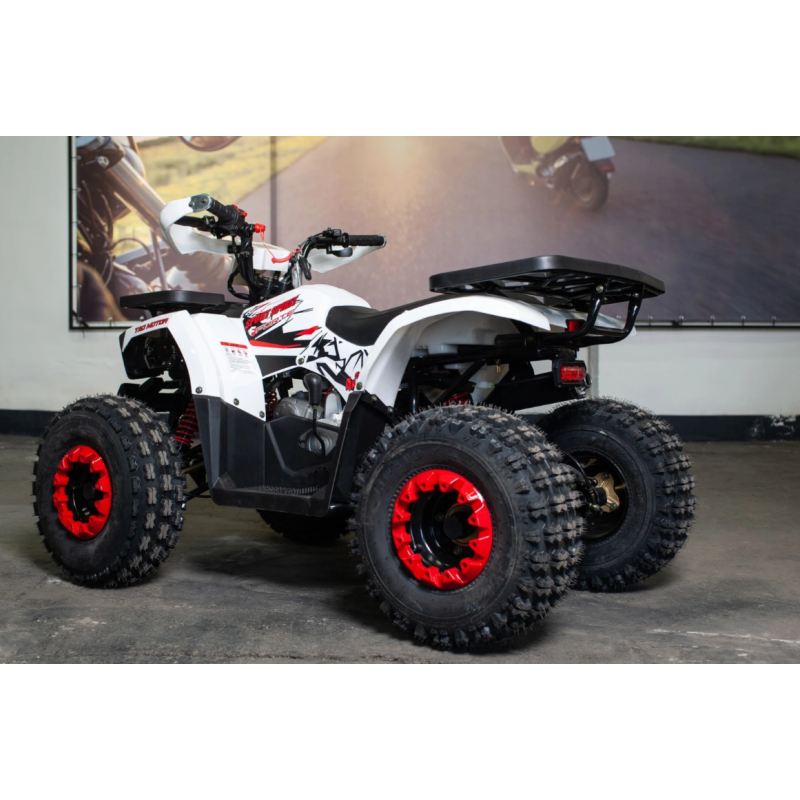 Квадроцикл Forte Hunter 125 з червоними вставками