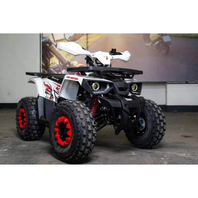 Квадроцикл Forte Hunter 125 з червоними вставками