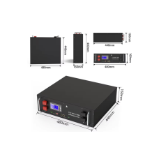Акумулятор CERRNNS LFP48100P 48V 100Аh 5120Wh LiFePO4 (літій-залізо-фосфатний акумулятор)