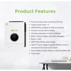 Гібридний інвертор GOOTU JSY-H2442E120-D 4200W 120A MPPT + Wi-Fi 