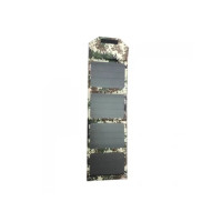 Портативна сонячна панель 42w, 5v, монокристалічна сонячна панель, чорно-сірий камуфляж Портативна сонячна панель 42w, 5v, монокристалічна сонячна панель, чорно-сірий камуфляж