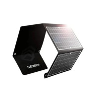 Портативна сонячна панель Solar board LSFC-30 30W з 3 USB-портами (Чорний) Портативна сонячна панель Solar board LSFC-30 30W з 3 USB-портами (Чорний)