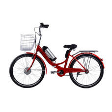 Електровелосипед складний з низькою рамою E-motion 36V 10Ah 350W / червоний