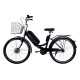 Електровелосипед складний з низькою рамою E-motion 36V 14Ah 350W / чорно-синій