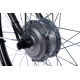 Електровелосипед складний з низькою рамою E-motion 36V 14Ah 350W / чорно-зелений