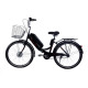 Електровелосипед складний з низькою рамою E-motion 36V 14Ah 350W / чорно-червоний