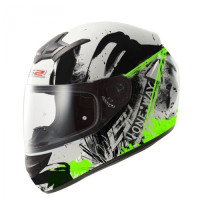 Шолом LS2 FF352 Rookie One White-Green Fluo Шолом LS2 FF352 Rookie One White-Green Fluo