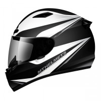 MT Helmets MATRIX Incisor gloss black / white / silver