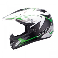 MT Helmets MX2 Synhrony Steel white / green MT Helmets MX2 Synhrony Steel white / green