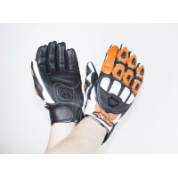 Мотоперчатки шкіряні Atrox PREDATOR NEW Black-Orange Мотоперчатки шкіряні Atrox PREDATOR NEW Black-Orange