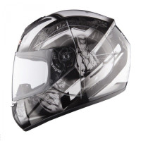 Шолом LS2 FF351 Rock Black-Silver Gloss Шолом LS2 FF351 Rock Black-Silver Gloss