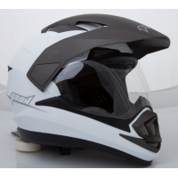 Шолом мотард GEON 714 Дуал-спорт Trek White Шолом мотард GEON 714 Дуал-спорт Trek White